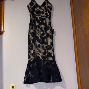 Elegant Black Lace Dress